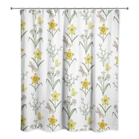 Spring Pattern Shower Curtain